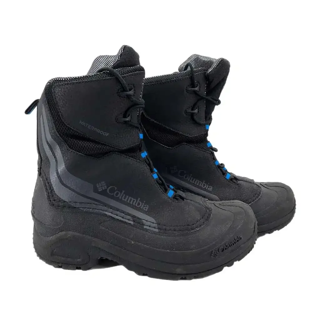 Columbia Black and Blue Synthetic Snow Boots | Perfect for Any Season